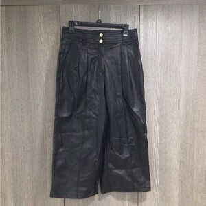 River Island Black Pants with Gold Accents